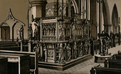 A szószék, Szent Miklós templom, 1880.