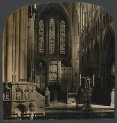 A Truro-székesegyház szószéke és kórusa, Eng., 1910.