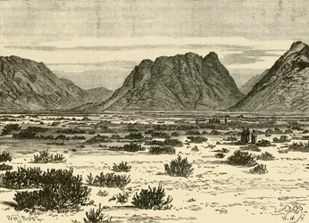 A Ras Sufsafeh Sínai-hegy, 1890.