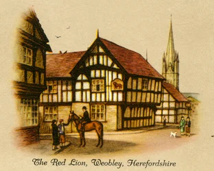A vörös oroszlán, Weobley, Herefordshire, 1936.
