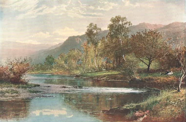 A Derwent vízbe befutó folyó, c1902.