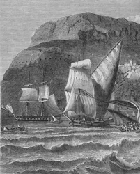 Gibraltár sziklája, 1880