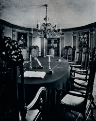 A szoba a Capitoliumban, ahol a végrehajtó tanács ülésezett, 1938