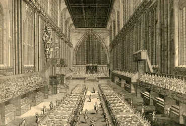 A királyi bankett Guildhallban, 1761, 1897.