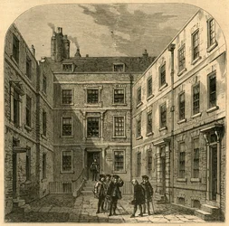 A Royal Societys House Crane Courtban, 1897.