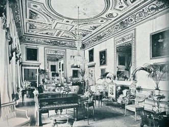 The Salon, Avington, 1908