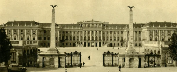 A Schönbrunni kastély, Bécs, Ausztria, 1935.