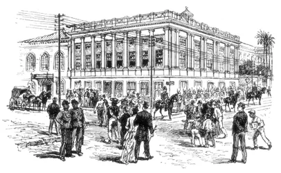 A Szenátus Háza, Rio de Janeiro, Brazília, 1892