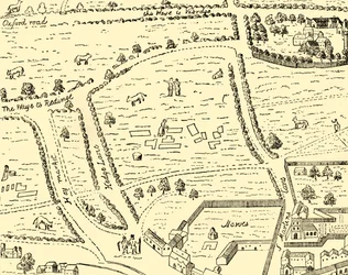 A Leicester Square helyszíne, 1881.