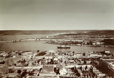 A Déli-öböl és a Paul-fok, Szevasztopol, Krím, 1850-es évek