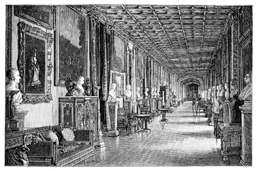 A délkeleti folyosó, a windsori kastély, 1900