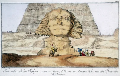 A Szfinx, Egyiptom, 1744
