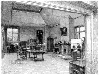 The Studio, East, 1880-1882