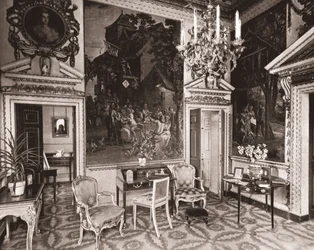 The Tapestry Room, Chiswick House, London, 1894.