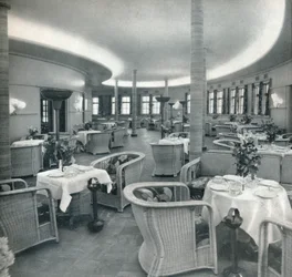 A Conte Di Savoia Tea Lounge, 1933