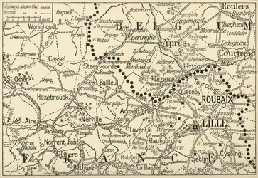 Theater of War Flandriában, 1914, 1920 c.