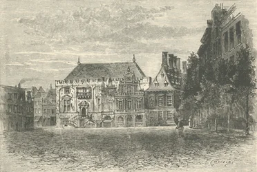 A városháza, haarlem, 1890.