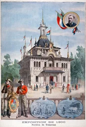 A Transvaal pavilon az 1900-as egyetemes kiállításon, Párizs, 1900