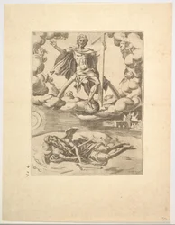 Az istenség diadala vagy az örökkévalóság a Petrarch diadalaiból, kb. 1548-49.