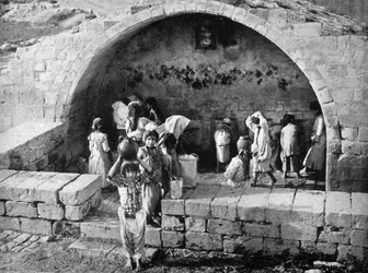 A szüzek kútja Názáretben, 1926
