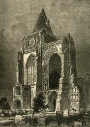 Nyugati Front, Crowland Abbey, 1898.
