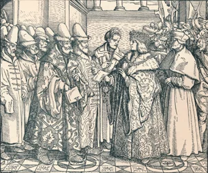 A Fehér Orosz Föderáció Max császárral, c1507, 1907