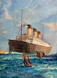A White Star Liner Majestic, .