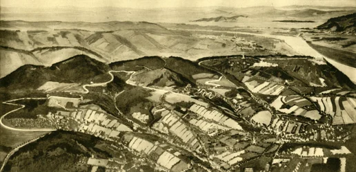 A Wienerwald Road, Bécs, Ausztria, 1935.