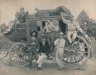 A Zambesi Coach, c1900.