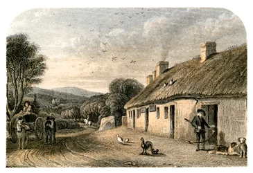 Robert Burns szülőhelye, Alloway, South Ayrshire, Skócia