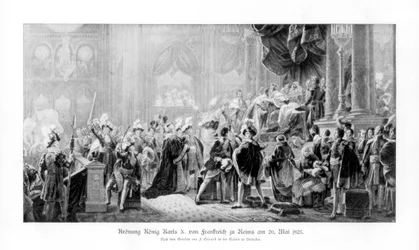 X. Károly francia király koronázása, Reims, 1825. május 20. 1900