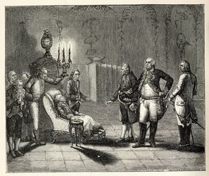 Frigyes halála 1786. augusztus 17-én.