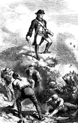 Breeds Hill védelme, Prescott a reduban, 1775 c1880