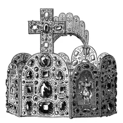 Nagy Károly diadémája, 8. század, 1870