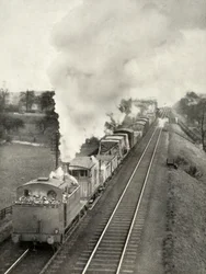 A híres Lickey-lejtő Bromsgrove és Blackwell között, Worcestershire, 1935.