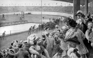 A maraton célpontja, Olimpiai Játékok, London, 1908, c1920