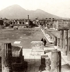 Pompei fóruma, Olaszország, 1894