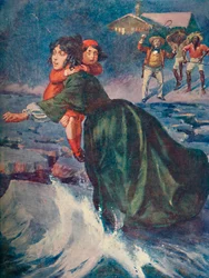 A hatalmas zöld jégdarab dőlt és csikorgott, 1929
