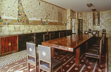 A Stoclet-palota fő étkezője, kb. 1914
