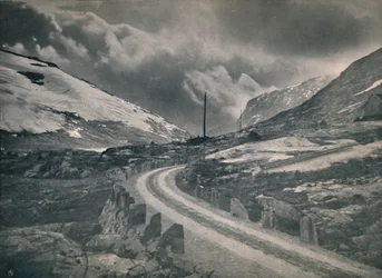 A Grotli - Stryn hegyi út, 1914.