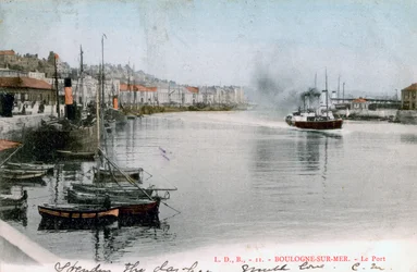 Boulogne-i kikötő, Franciaország, 1904