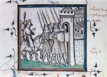 VI. Károly francia visszatérése a rosbecque-i csata után, 1382, XIV-XV.