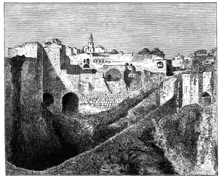 Jeruzsálem déli sáncai, 1890