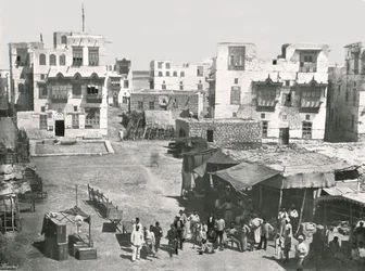 A Posta utcája, Suakin, Szudán, 1895.