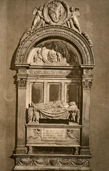 Leonardo Bruni sírja (c1369-1444), Santa Croce-bazilika, Firenze, 1882