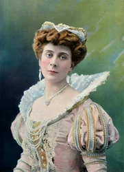 Odéon Nemzeti Színház. Sylvie kisasszony - Charlotte szerepében. A gáláns király, 1904.
