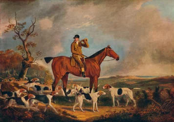 Thomas Oldaker a Pickle-n kopóival, 19. század, 1922