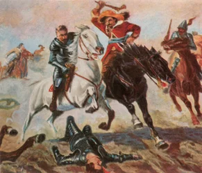 Tillys repülése a lechi csata után, 1632. április 4., 1936.