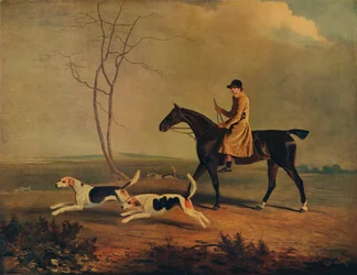 Tom Oldaker, a Berkley vadászkutyák vadásza, a Pickle-n, a kutyákkal, 1800, 1929