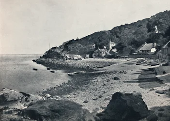 Torquay – The Beach, Babbacombe, 1895